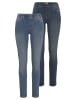 FLASHLIGHTS Jeansjeggings in dunkel blau