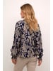 Cream Langarm-Bluse CRLucy Regular fit in Blue Paisley