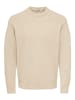 Only&Sons Pullover ONSJAMES RLX CREW KNIT in Beige