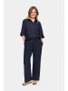 SAINT TROPEZ Casual Hose ZalindaSZ Gerade Passform in Night Sky