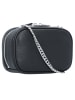 Lacoste Origin Croc Umhängetasche Leder 16 cm noir