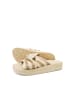 Flip Flop Slides "wedgy*twist" in Hellbeige / Beige