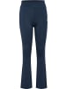 Hummel Leggings "High Waist Flared Tights" in Schwarz