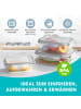 Gourmetmaxx GOURMETmaxx Glas-Frischhaltedosen Klick-it mit Mikrowellenventil - 12-tlg. - gra