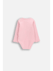Coccodrillo Langarm-Body in gedämpftes Rosa