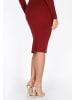 faina Women Skirt in burgundy