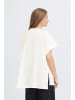ICHI Kurzarm-Bluse IHBRIELLA Loose fit in Bright White