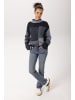 Aniston CASUAL Strickpullover in nachtblau-marine-jeansblau-hellblau
