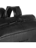 Bugatti Black Daypack Leder 40 cm Laptopfach schwarz