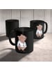 Mr. & Mrs. Panda Becher Arzt Herz ohne Spruch in Schwarz