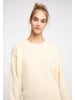 IZIA Legerer Strickpullover in Creme