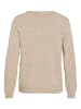 Vila Strickpullover in Natural Melange