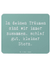 Mr. & Mrs. Panda Mousepad Spruch Alleine schlafen lernen mit Spruch in Meeresbrise