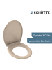 Franz Joseph Schütte Duroplast WC-Sitz BEIGE, mit Absenkautomatik und Schnellverschluss