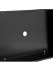 relaxdays Hochbeet in Schwarz- (B)85 x (H)80 x (T)40 cm