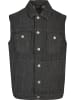 Urban Classics Outerwear - Vest in black washed