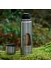 Mr. & Mrs. Panda Edelstahl-Trinkflasche Igel Blumen ohne Spruch in Transparent