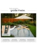 tectake Partytisch, 241 x 241 x 103 cm klappbar und standfest