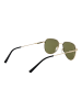 Serengeti Unisex Sonnenbrille Flieger Gold