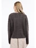 DreiMaster Vintage Damen Strick Pullover in Dunkelbraun