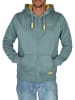 DENIMFY Sweatjacke DFLeo in Petrol