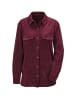 GOLDNER Kurzgröße:  moderne Hemdjacke in trageangenehmer Qualität in aubergine