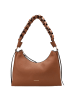 COCCINELLE Boheme Grana Double - Schultertasche S 30 cm (ribes/prune) in cognac/noir