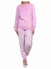 NORMANN langarm Schlafanzug Pyjama Bündchen Coralfleece Animal Look - 76739 in pink