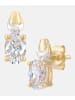 Diamant L'éternel Ohrringe aus 375 Gelbgold mit Zirkonia