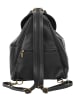 piké City Rucksack ANNA MARIA echt Leder in schwarz