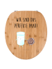 Mr. & Mrs. Panda Toilettendeckel Milch Keks mit Spruch in Braun