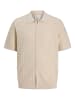 Jack & Jones Gestricktes Hemd in Cloud Dancer