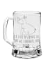 Mr. & Mrs. Panda Bierkrug Einhorn Nashorn mit Spruch in Transparent