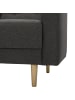 58 aufm Kessel SOFA 2-Sitzer Kazia Flachgewebe anthrazit