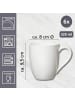 Ritzenhoff & Breker 6er Set Kaffeebecher Saphir 320 ml weiß in weiß