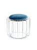 Kayoom Sitzkissen Pouf Comfortable in petrol - silber