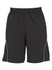 Urban Classics Urban Classics Piped Panel Trackshorts in black