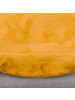 Pergamon Fellteppich Luxus Super Soft Plush Rund in Zwart