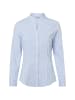 More & More Bluse in hellblau weiß