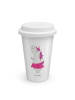 Mr. & Mrs. Panda To Go Becher Einhorn Ballerina ohne Spruch in Weiß