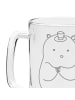 Mr. & Mrs. Panda Gravur Bierkrug Hamster Hut ohne Spruch in Transparent