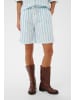 SAINT TROPEZ Shorts ZalindaSZ Gerade Passform in Skyway Ice Stripe
