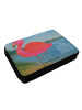 Mr. & Mrs. Panda Federtasche Flamingo Classic Design mit Spruch in Weiß