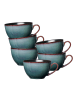 Ritzenhoff & Breker 6er Set Kaffeetassen Bali in 220 ml in blau