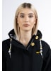 Schmuddelwedda Damen Regenjacke - Recyceltes Material in Schwarz