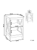 Beliani Beistelltisch FOSTER in Weiß - (W) 40 x (H) 60 x (L) 40 cm