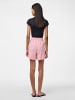 Pieces Shorts aus Leinengemisch in Pink Lemonade