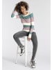 Kangaroos Rundhalspullover in offwhite-rosa
