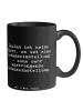 Mr. & Mrs. Panda Coffee Mug Spruch Laufen Lebensstil mit Spruch in Schwarz