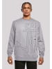 F4NT4STIC Sweatshirt Ahoi Anker Outlines Knut & Jan Hamburg in grau meliert